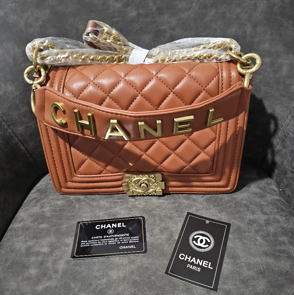 NWT Brown Chanel Purse